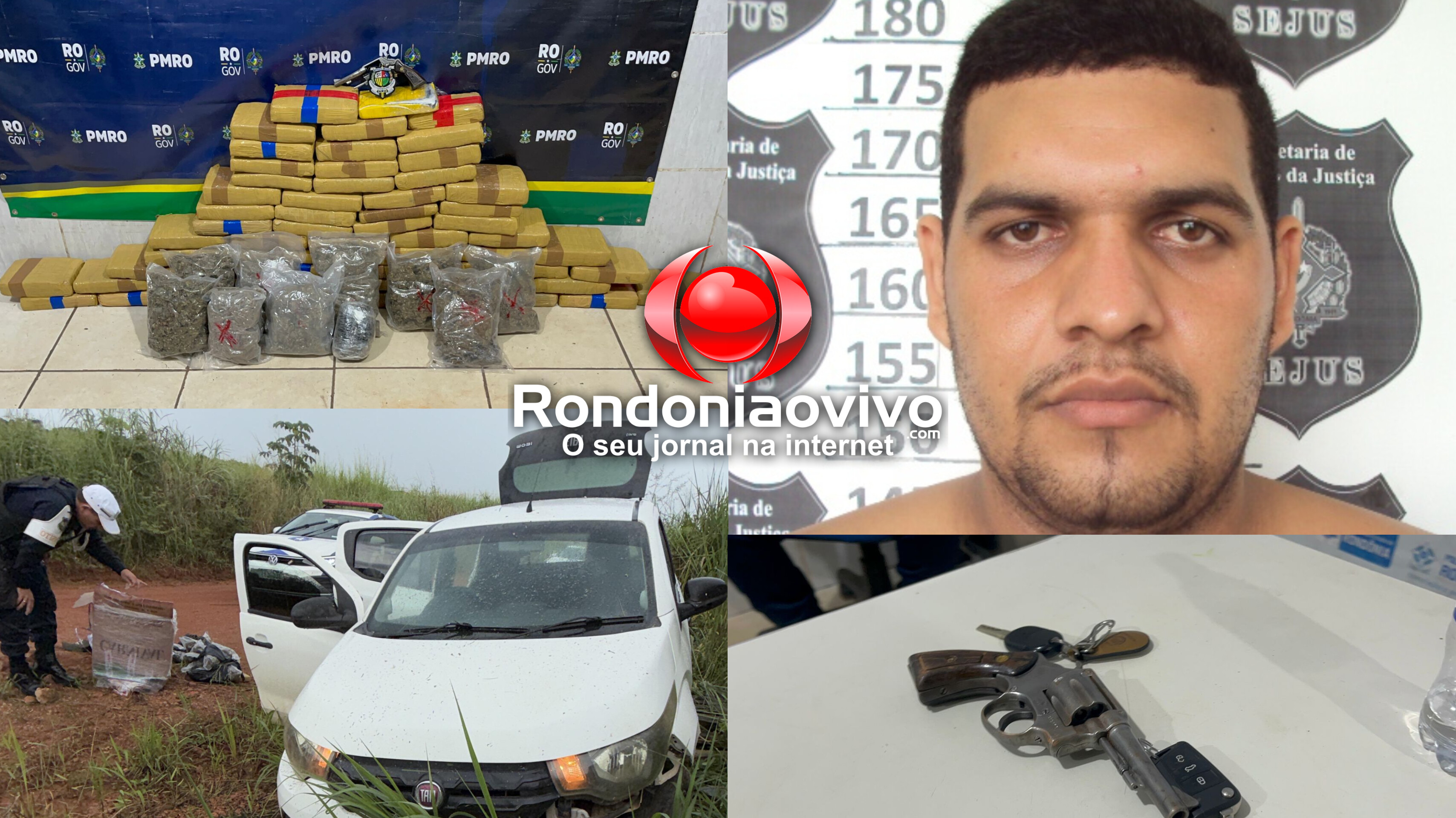 VÍDEO: Identificado traficante flagrado com Mobi recheado de drogas após perseguição