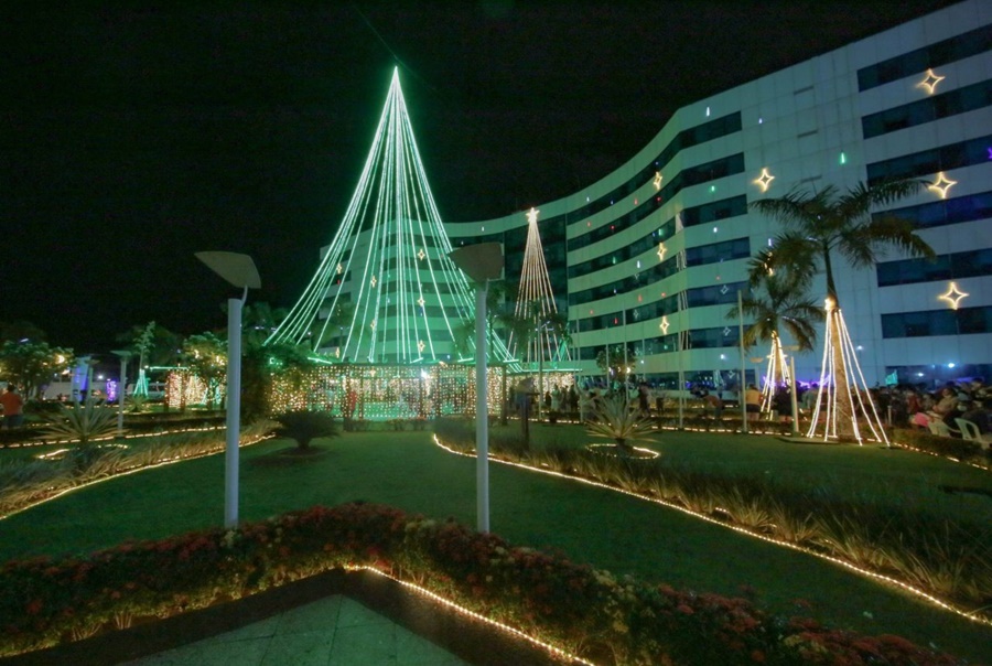 LUZES: Iluminação de Natal do Palácio Rio Madeira será inaugurada na quinta(1º)