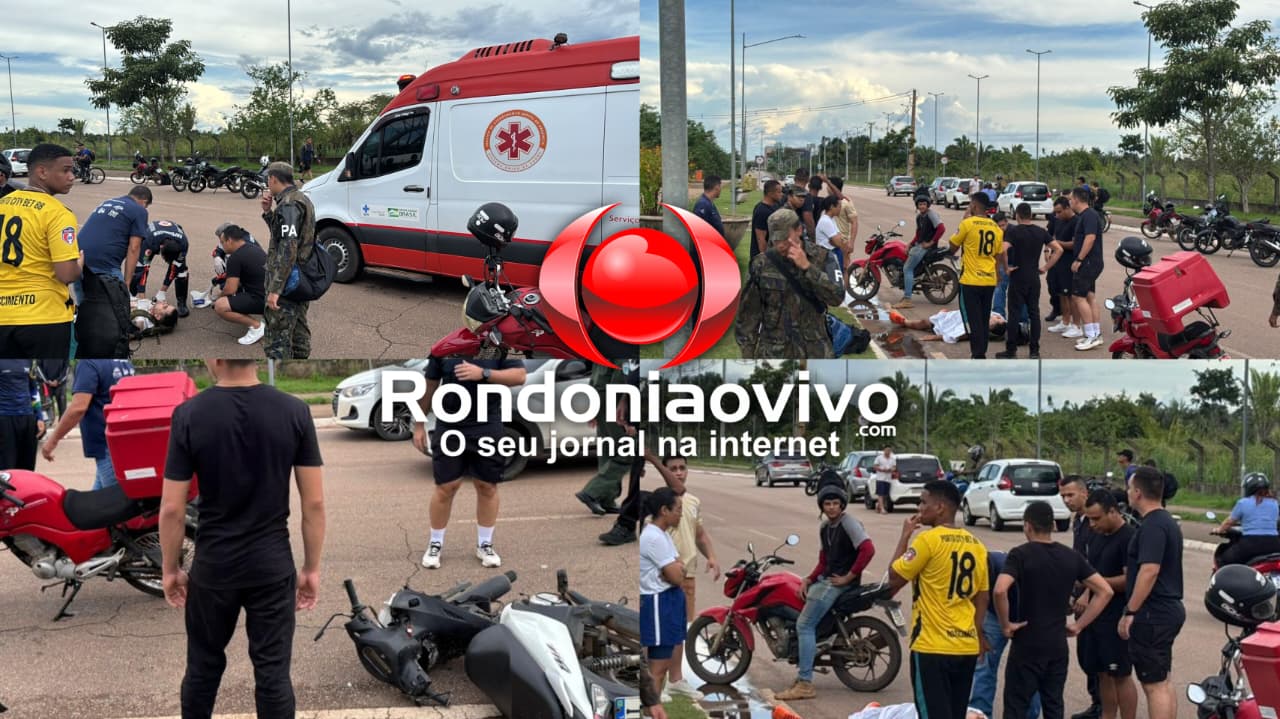 VÍDEO: Acidente no Espaço Alternativo deixa motociclistas em estado grave