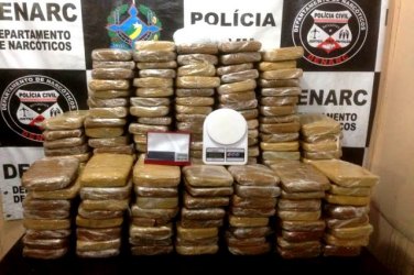 DENARC apreende quase 200 quilos de maconha e prende quadrilha