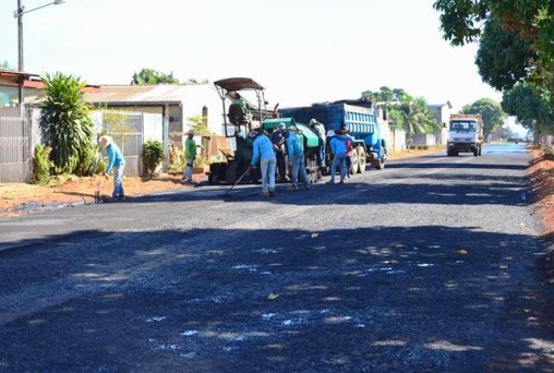 Pavimentação da Alameda Girassol é concluída