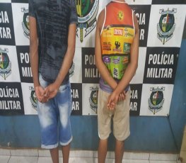 Adolescentes com arma de brinquedo e moto roubada são detidos após arrastão