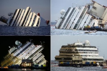 Costa Concordia é desvirado na Itália 