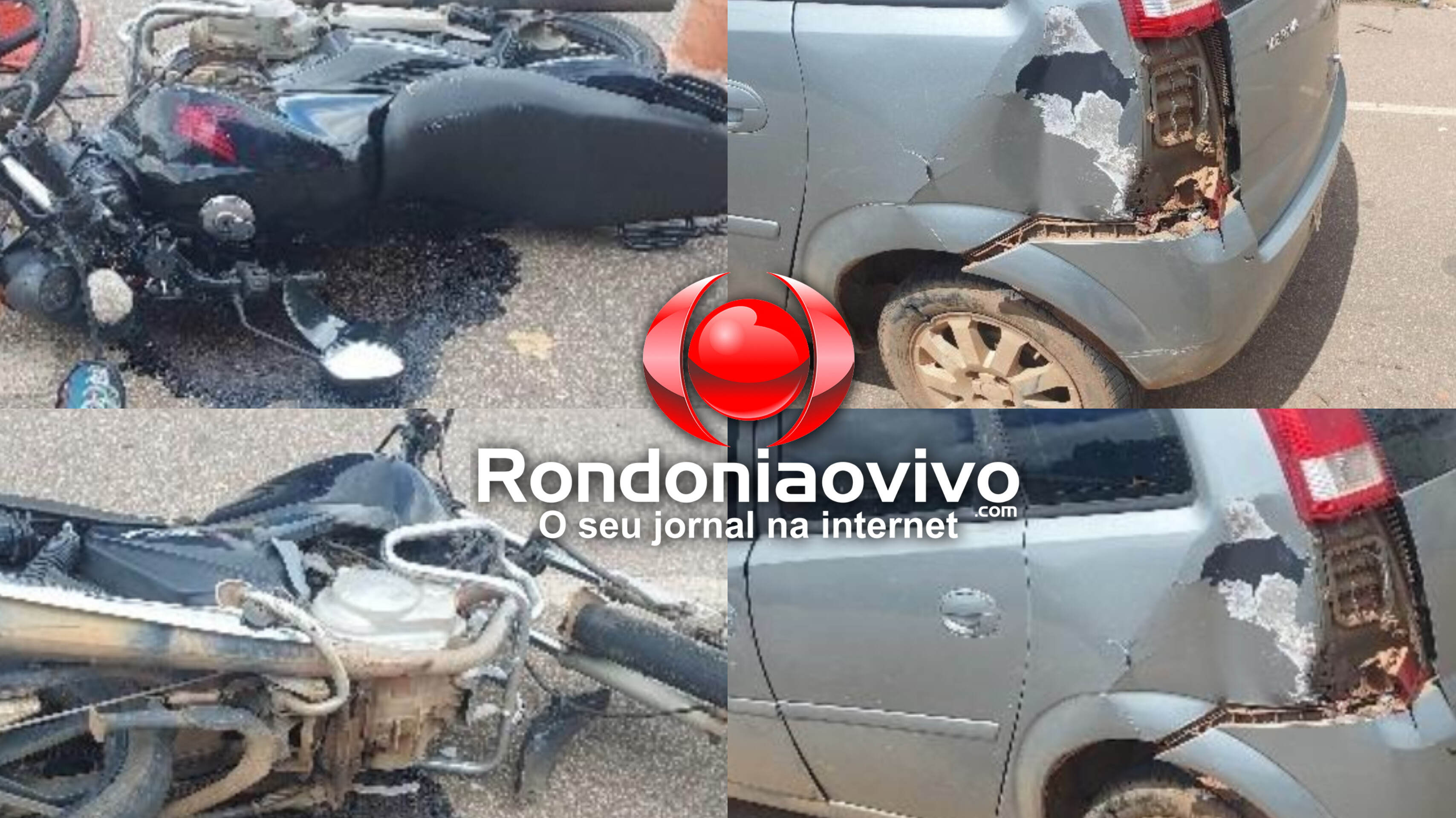 GRAVE: Mulher sofre fratura após colisão com carro estacionado na região Central