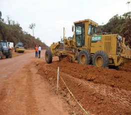 ANEL VIÁRIO: Obra de asfaltamento é iniciada