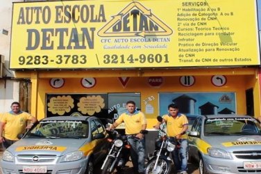 Auto Escola Atual e DETAN,oferecem neste mês CNH A e B a partir de R$1.100,00