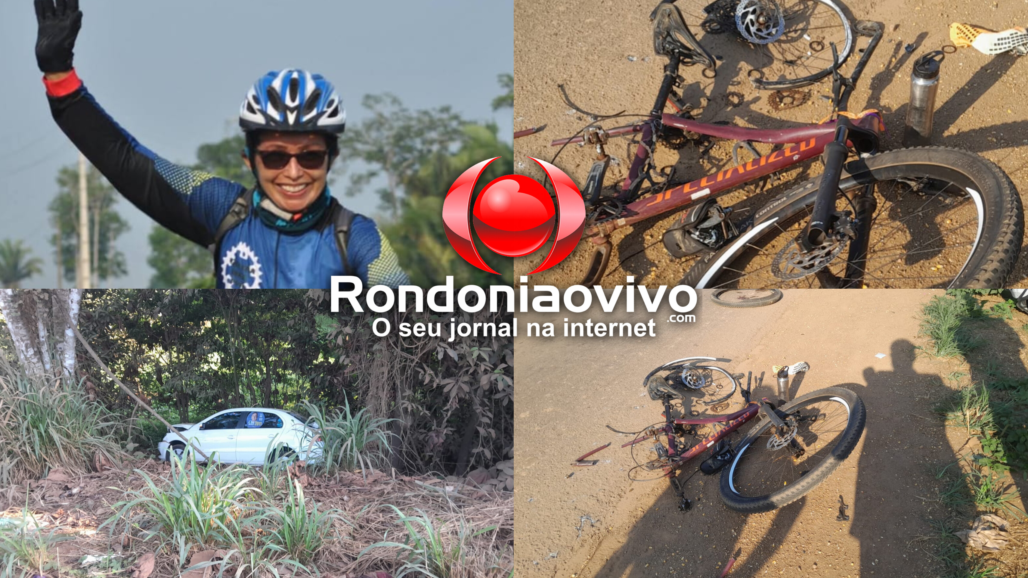 MOTORISTA FUGIU: Ciclista morta atropelada na BR-319, próximo à ponte do rio Madeira é identificada