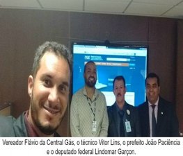 Prefeito garante recursos com Lindomar Garçon em Brasília