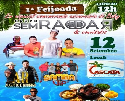 1ª Feijoada e do ‘Grupo Sem Radar’ e convidados