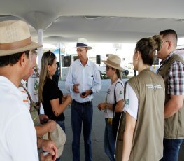 Trabalhadores fazem últimos ajustes para a 6ª Rondônia Rural Show