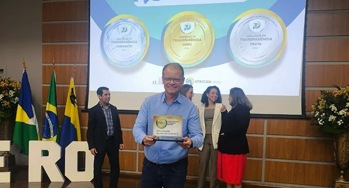 EM 2025: Colorado do Oeste é Selo Ouro no Programa Nacional de Transparência Pública 