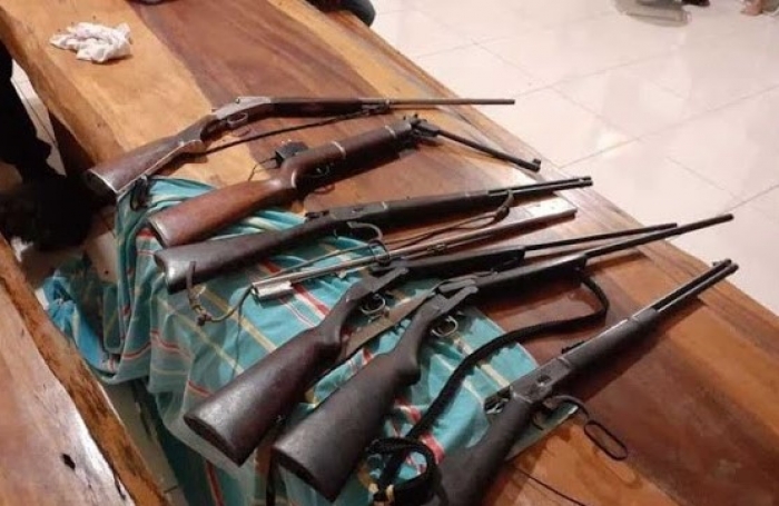 APREENSÃO: PM recupera caminhonetes e apreende seis armas de fogo em Rondônia