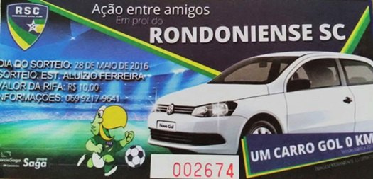 LESADOS – Torcedores cobram sorteio de carro em jogo do Rondoniense S.C