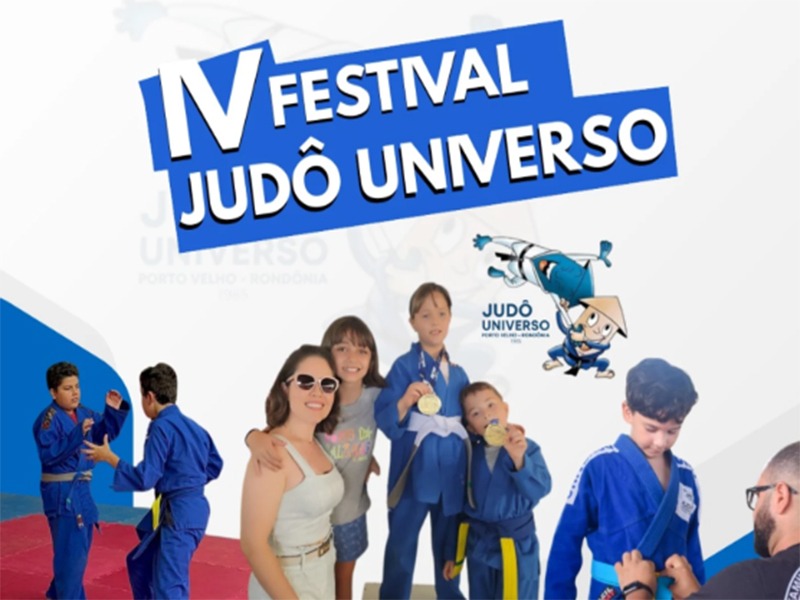 JUDÔ: ‘IV Festival Judô Universo’ acontece em Porto Velho nesse sábado (6) 