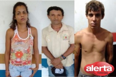 Trio é preso após investigação de furto