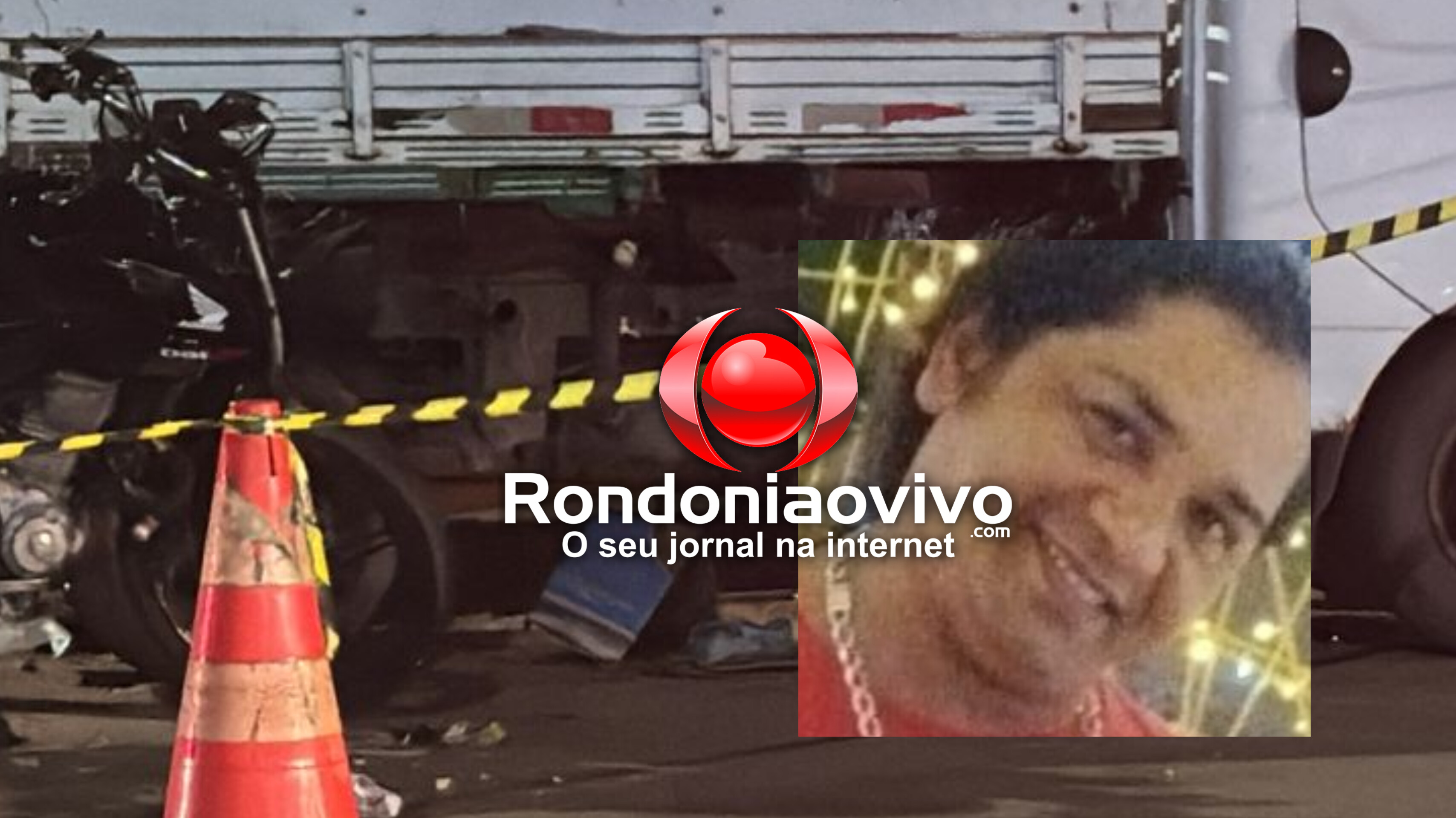VÍDEO: Motociclista morre após colisão com caminhão; Motorista fugiu