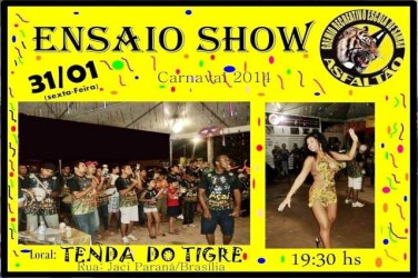 CARNAVAL 2014 - Asfaltão realiza ensaio show na comunidade