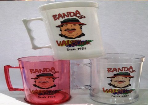 Sorteados da promoção canecas personalizadas da Banda do Vai Quem Quer