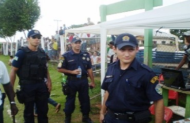 Policiamento dá garantia de tranquilidade nos jogos de Mirante da Serra