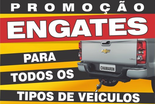 Promoção de engates é na Chamaron Escapamentos