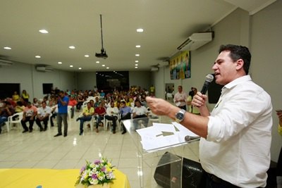 Deputado Maurão acompanha convenção do PMDB em Rolim de Moura
