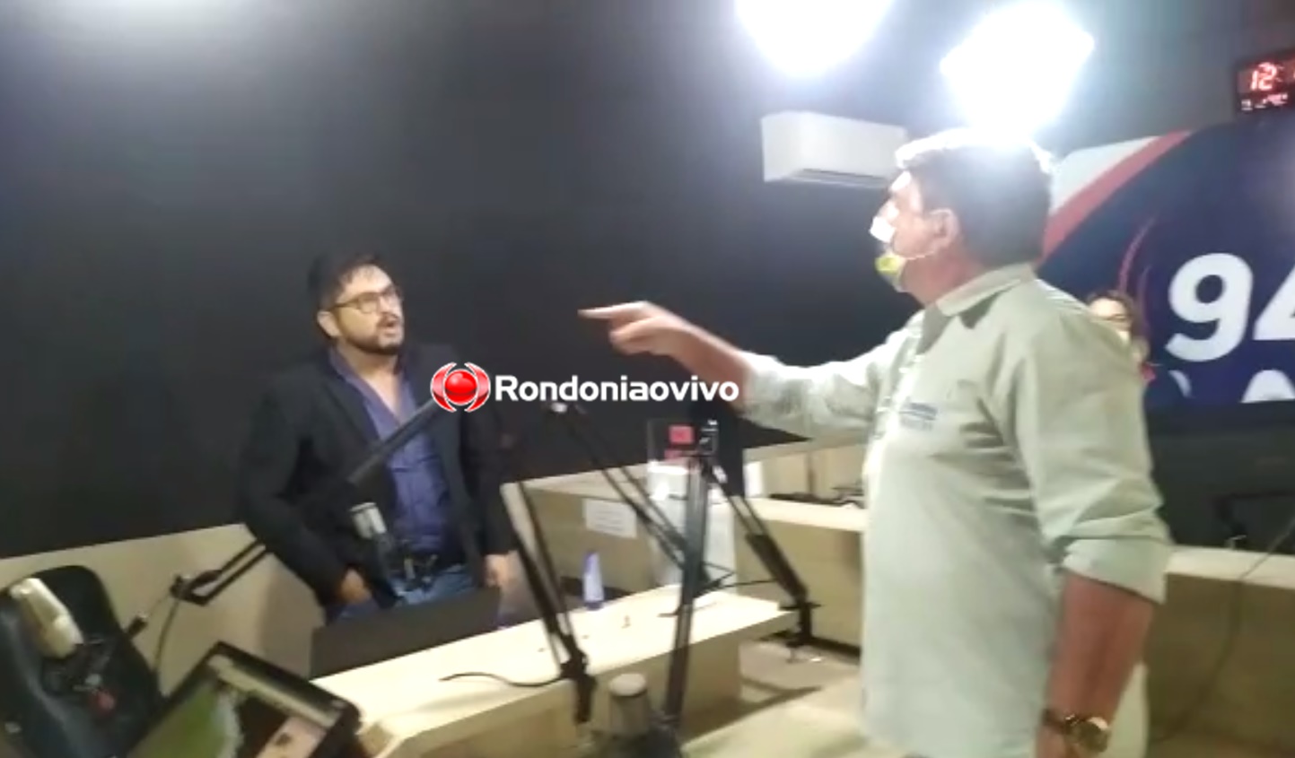 VÍDEO: Secretário Evandro Padovani invade rádio e bate-boca com apresentador