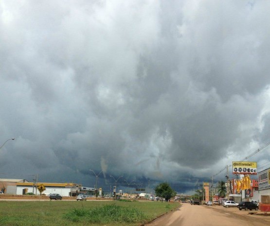 TEMPO – Previsão aponta chuva com trovoada na terça-feira (11)