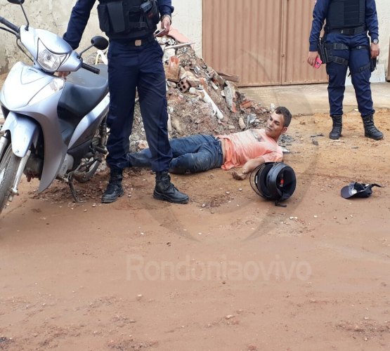 PARAPLÉGICO: Assaltante é baleado após roubar moto de mulher na capital