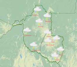 CLIMA: Tempo instável durante o fim de semana em Rondônia 