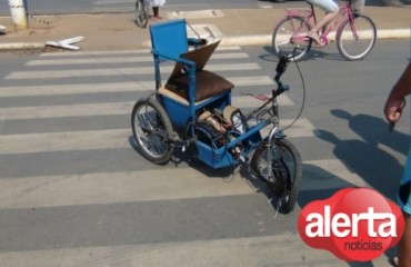 Ariquemes - Cadeirante é atropelado em faixa de pedestre na Avenida Tancredo Neves