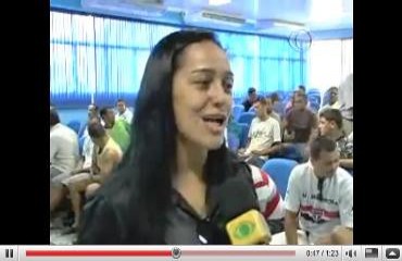 Trabalhadores em segurança e vigilância discutem em assembléia piso salarial da categoria - Vídeo