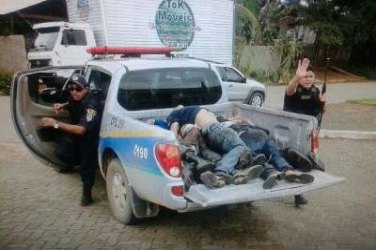 CAMPO NOVO - Oito bandidos morrem em confronto com a polícia - FOTOS