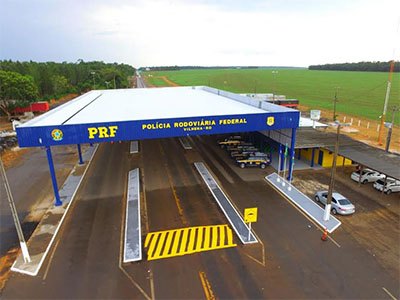 BR 364 - PRF inaugura primeira cobertura de pista em RO