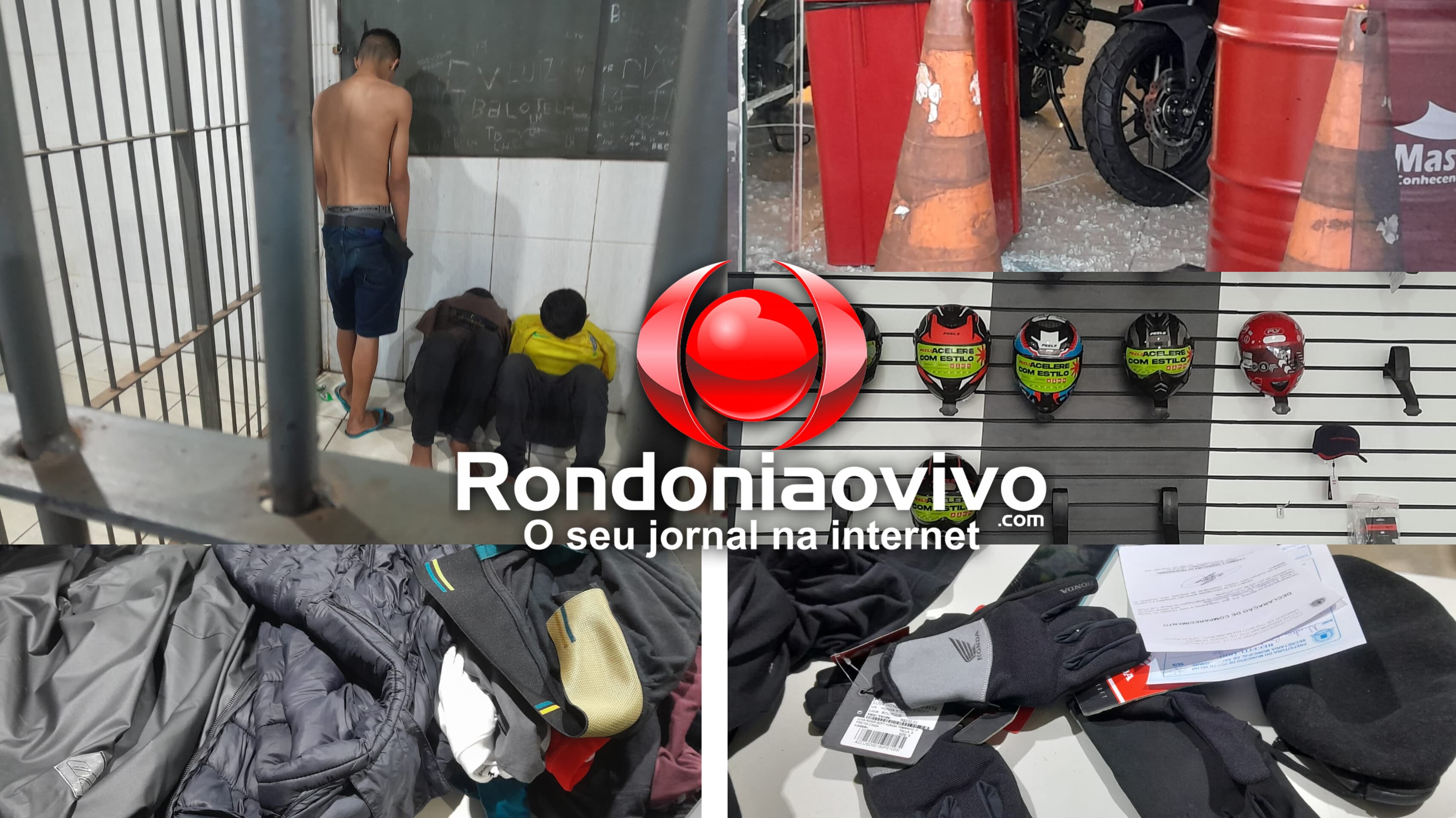 ARRASTÃO: Acusados de arrombamento e furto na Master Motos são presos