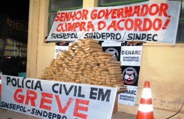 DENARC apreende quase 300 quilos de maconha em carreta - FOTOS