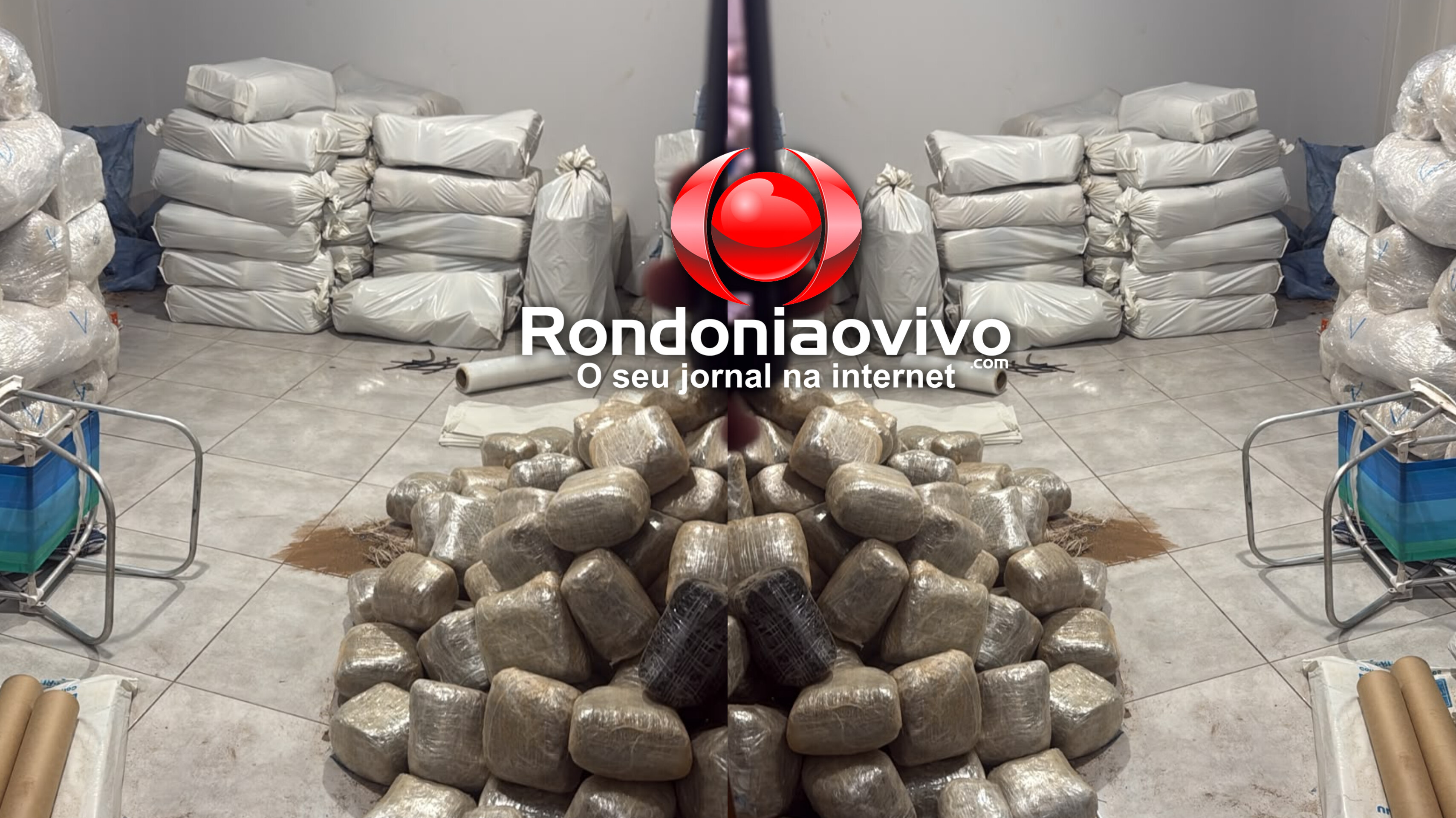 Operação da PF, PRF, Gefron e PM resulta em grande apreensão de drogas em Rondônia