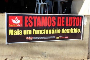 Agências do Santander são fechadas em Rondônia em protesto contra onda de demissões