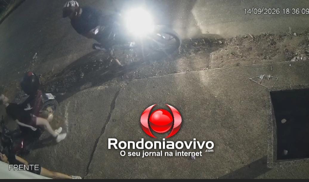 VÍDEO: Criminoso é filmado assaltando duas mulheres na zona Sul