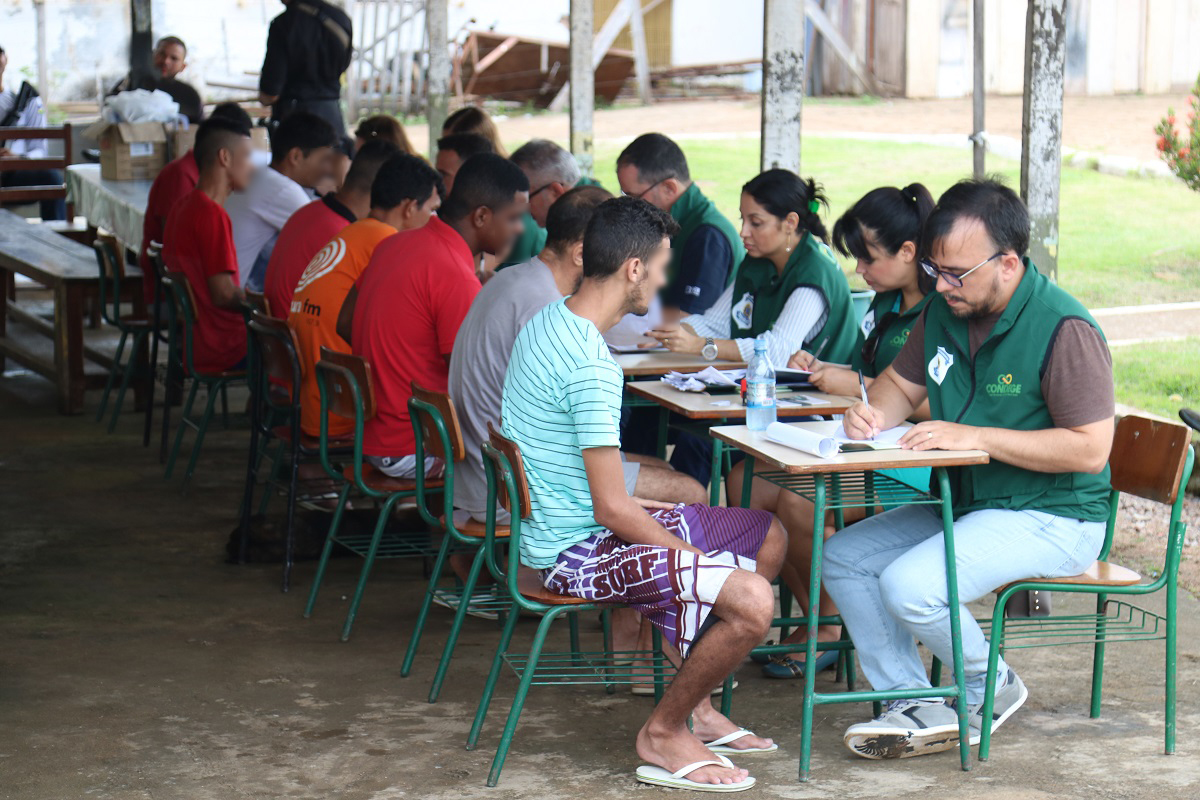 Defensoria sem Fronteiras realiza atendimento nos presídios