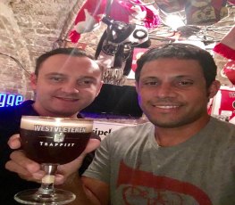 Bélgica - A felicidade de um cervejeiro em visita à terra da cerveja