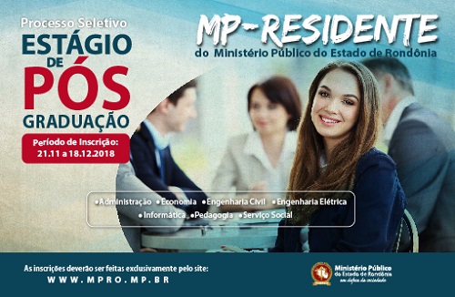 MP encerra inscrições para seleção de estagiário nesta terça-feira