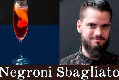 Negroni Sbagliato (drink com champanhe)