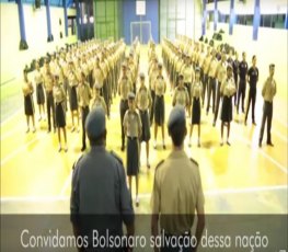 PM investiga vídeo de escola com convite a Bolsonaro para formatura de alunos