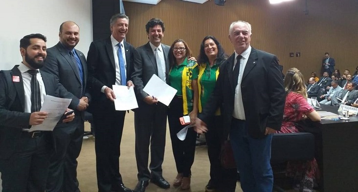 EM BRASÍLIA: Deputado federal Mauro Nazif cumpre agenda com agentes de saúde