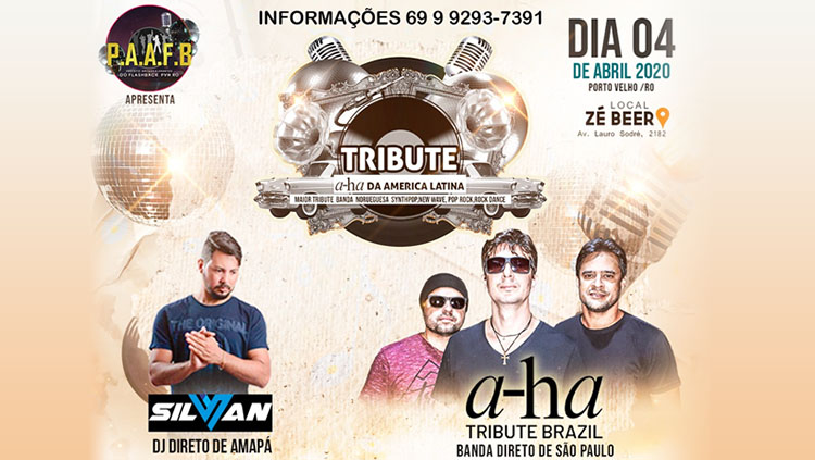 VEM AÍ: Show do 'A-ha Tribute Brazil' o maior tributo da América Latina em Porto Velho