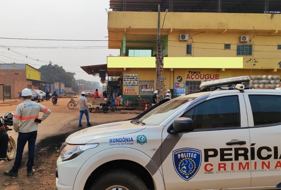 OPERAÇÃO CONJUNTA: Comerciante é detido por furto de energia na zona leste de Porto Velho