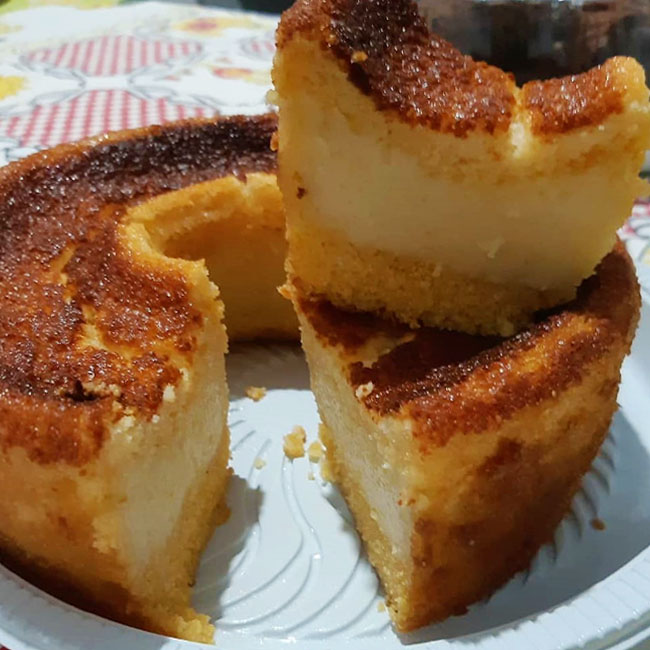 CREMOSO: Bolo de milharina feito no liquidificador, super fácil e simples