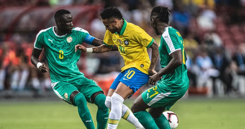 JOGO APAGADO: Amistoso entre Brasil e Senegal termina empatado em 1 x 1