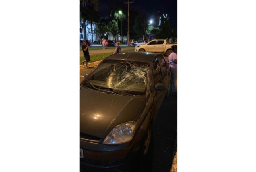 INCENDIADO: Jovem tem carro que havia herdado do avô destruído por bolsonaristas
