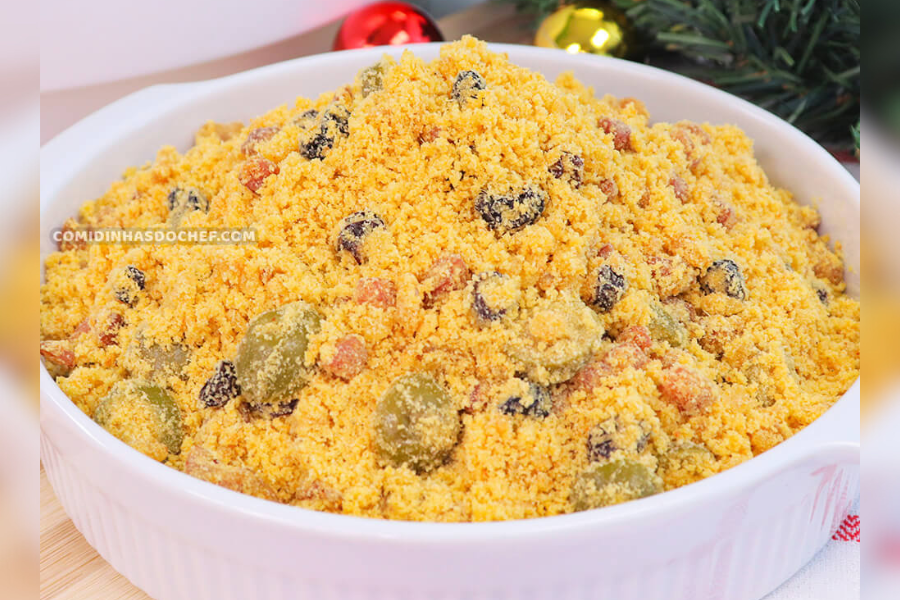 FAROFA DE NATAL ESPECIAL: Receita prática e rápida para a ceia